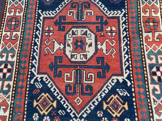 Antique Caucasian Kazak Runner-YMM-1062055