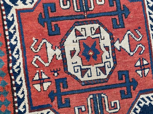 Antique Caucasian Kazak Runner-YMM-1062055