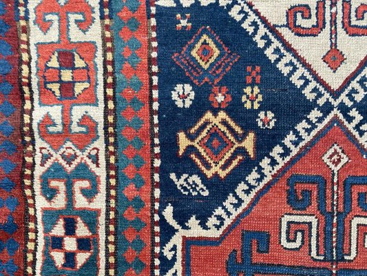 Antique Caucasian Kazak Runner-YMM-1062055