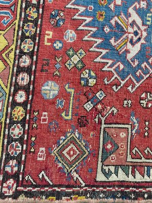 Antique Caucasian Needlepoint Embroidered Rug-YMM-1156875