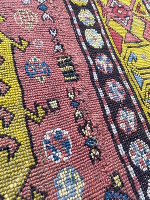 Antique Caucasian Needlepoint Embroidered Rug-YMM-1156875