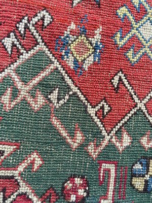 Antique Caucasian Needlepoint Embroidered Rug-YMM-1156875