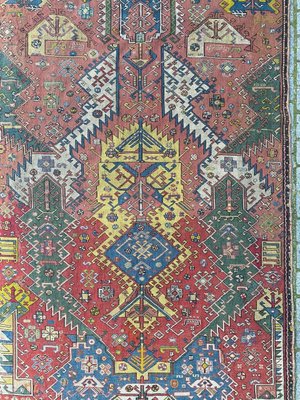 Antique Caucasian Needlepoint Embroidered Rug-YMM-1156875