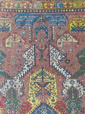 Antique Caucasian Needlepoint Embroidered Rug-YMM-1156875