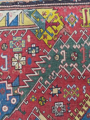 Antique Caucasian Needlepoint Embroidered Rug-YMM-1156875