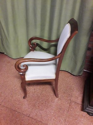 Antique Charles X Lounge Chair-AKA-708574