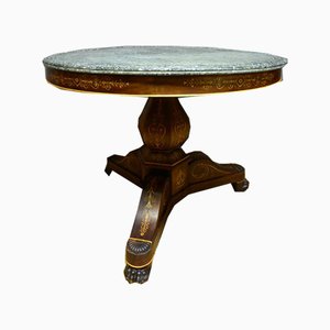 Antique Charles X Pedestal Table-WSV-605316