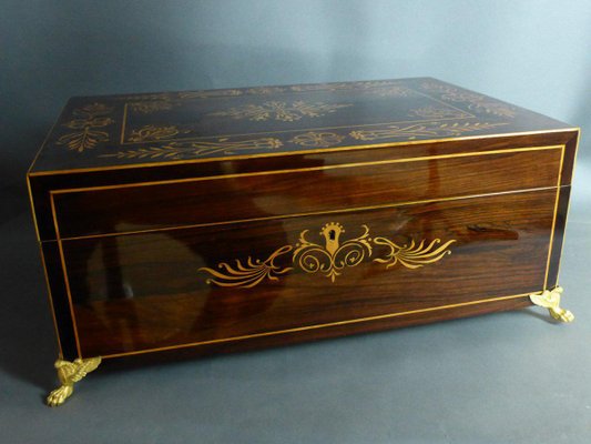 Antique Charles X Rosewood Box-WSV-779126