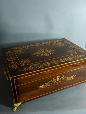 Antique Charles X Rosewood Box-WSV-779126