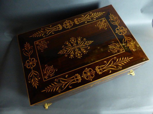 Antique Charles X Rosewood Box-WSV-779126