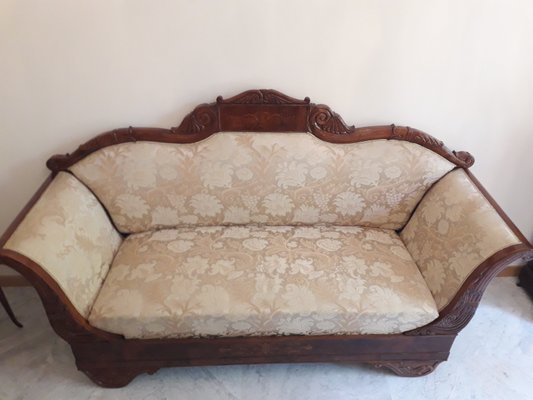 Antique Charles X Sofa-AKA-713648