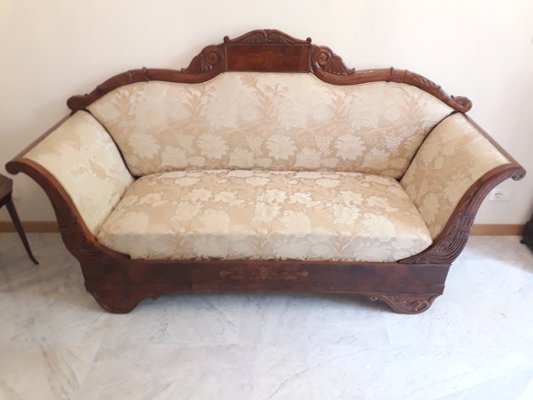 Antique Charles X Sofa-AKA-713648