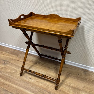 Antique Cherry Serving Table, England, 1880s-ALF-2033550