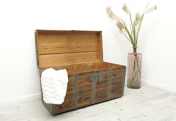 Antique Chest in Pine-ZFH-2041452