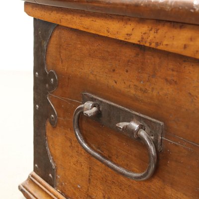 Antique Chest in Walnut and Wrought Iron-VMM-2023938