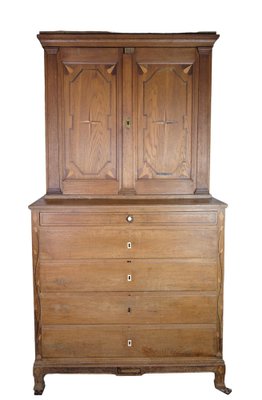 Antique Chest of Drawers in Oak, 1820-UY-1723440