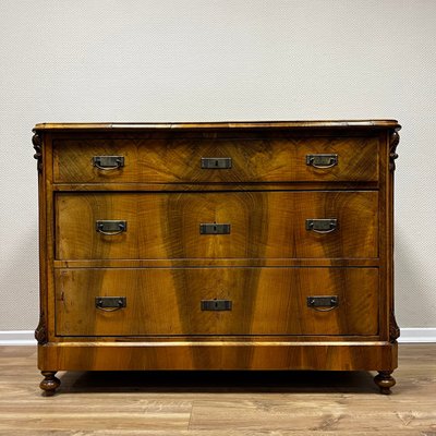 Antique Chest of Drawers in Walnut, 1830s-ALF-2033467