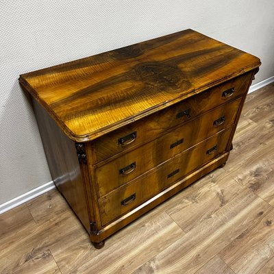 Antique Chest of Drawers in Walnut, 1830s-ALF-2033467