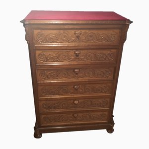 Antique Chest of Drawers in Walnut, 19th Century-BZF-1740912