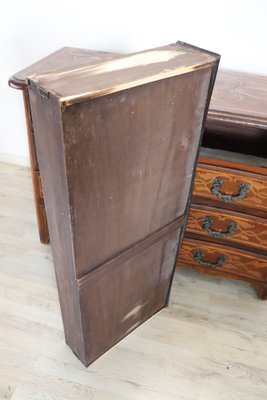 Antique Chest of Drawers with Walnut Inlay, 1680s-DCO-1264070