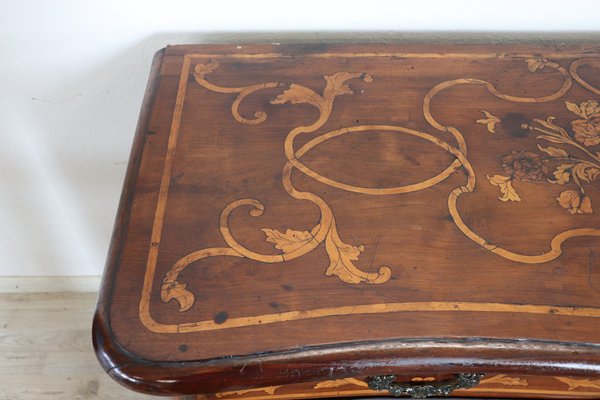 Antique Chest of Drawers with Walnut Inlay, 1680s-DCO-1264070