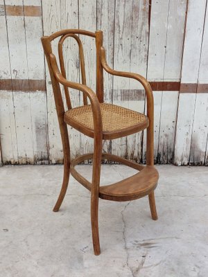 Antique Children's Chair with Woven Seat, 1890s-RVG-2041426