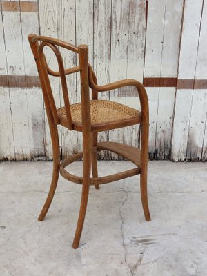 Antique Children's Chair with Woven Seat, 1890s-RVG-2041426