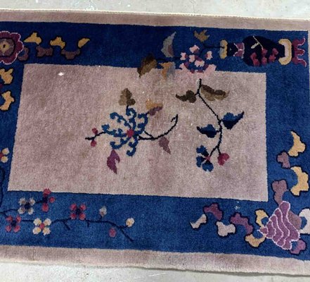 Antique Chinese Art Deco Rug, 1920s-JZV-1228894