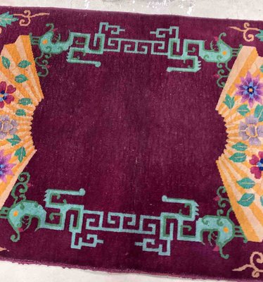 Antique Chinese Art Deco Rug, 1920s-JZV-1228874