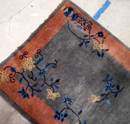 Antique Chinese Art Deco Rug, 1920s-JZV-1170212