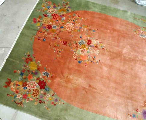 Antique Chinese Art Deco Rug, 1920s-JZV-1170227