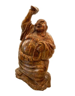 Antique Chinese Marble Buddha Sculpture, 1900s-YUW-903864