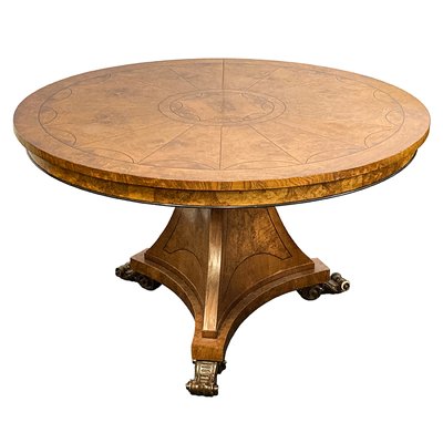 Antique Circular Table in Birch, 1890s-BEW-1404762