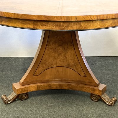 Antique Circular Table in Birch, 1890s-BEW-1404762