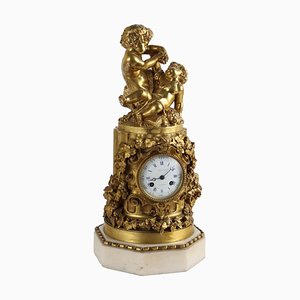 Antique Clock in Bronze from Vittoz, Paris, 19th Century-VMM-2044006