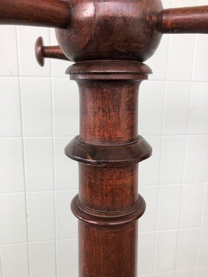 Antique Coat Rack in Walnut, 19th Century-FOV-1822462