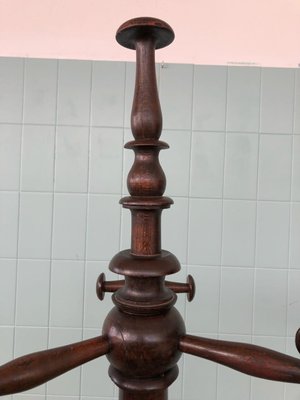 Antique Coat Rack in Walnut, 19th Century-FOV-1822462