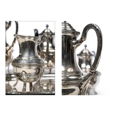 Antique Coffee or Tea Service in Silver Set-NQ-751605