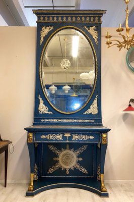 Antique Console Table and Mirror, Set of 2-NPC-691951