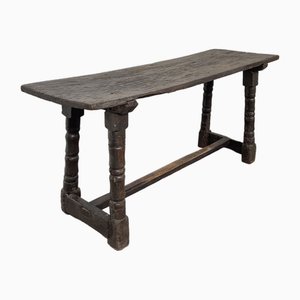 Antique Console Table in Blackened Oak-PB-2040213