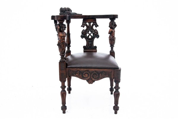 Antique Corner Armchair, Western Europe, 1900s-BXB-1793604