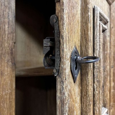 Antique Corner Cupboard in Oak, 18th Century-ALF-2033615