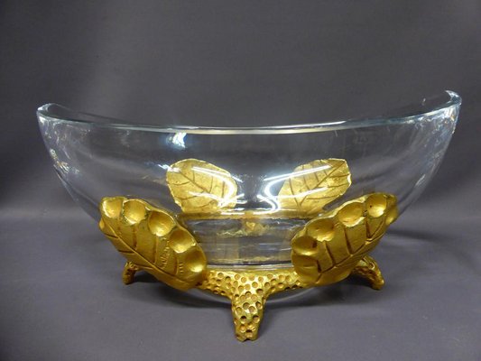 Antique Crystal and Bronze Cup-WSV-605219