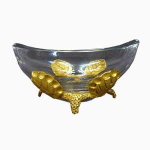 Antique Crystal and Bronze Cup-WSV-605219