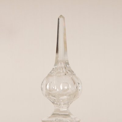 Antique Crystal Cut Glass Vases, Set of 2-GOE-1426337