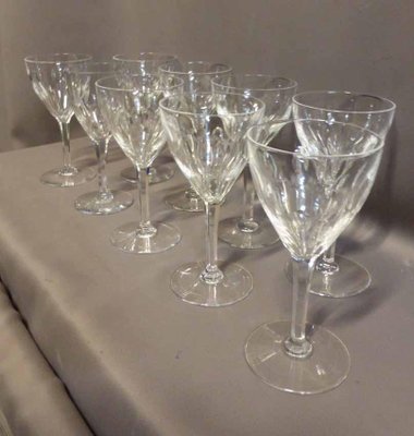 Antique Crystal Glasses & Decanters, Set of 56-WSV-605440