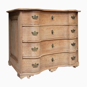 Antique Curved Baroque Chest of Drawers-TAT-1736824