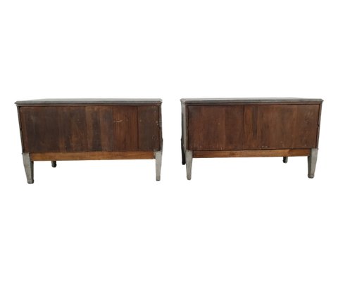 Antique Danish Chests of Drawers, Set of 2-VAY-1819301