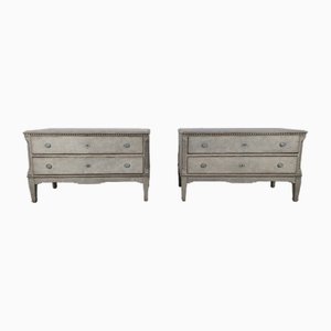 Antique Danish Chests of Drawers, Set of 2-VAY-1819301