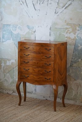 Antique Danish Chiffonier with Cabriole Legs in Lemon Tree, 19th Century-MXF-1742010